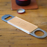 Leather Wrapped Bottle Opener
