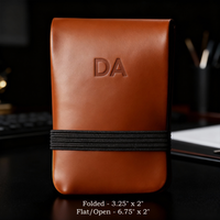 Leather Card Wallet with Elastic Band