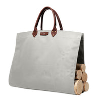 Personalized Canvas Log Carrier