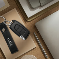 Personalized Leather Keychain