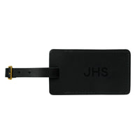 Personalized Sewn Leather Luggage Tag
