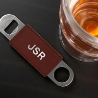 Leather Wrapped Bottle Opener