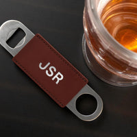 Leather Wrapped Bottle Opener