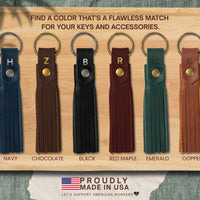 Personalized Tassel Keychain