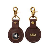 Personalized Leather AirTag Case