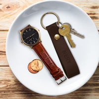 Personalized Leather Keychain