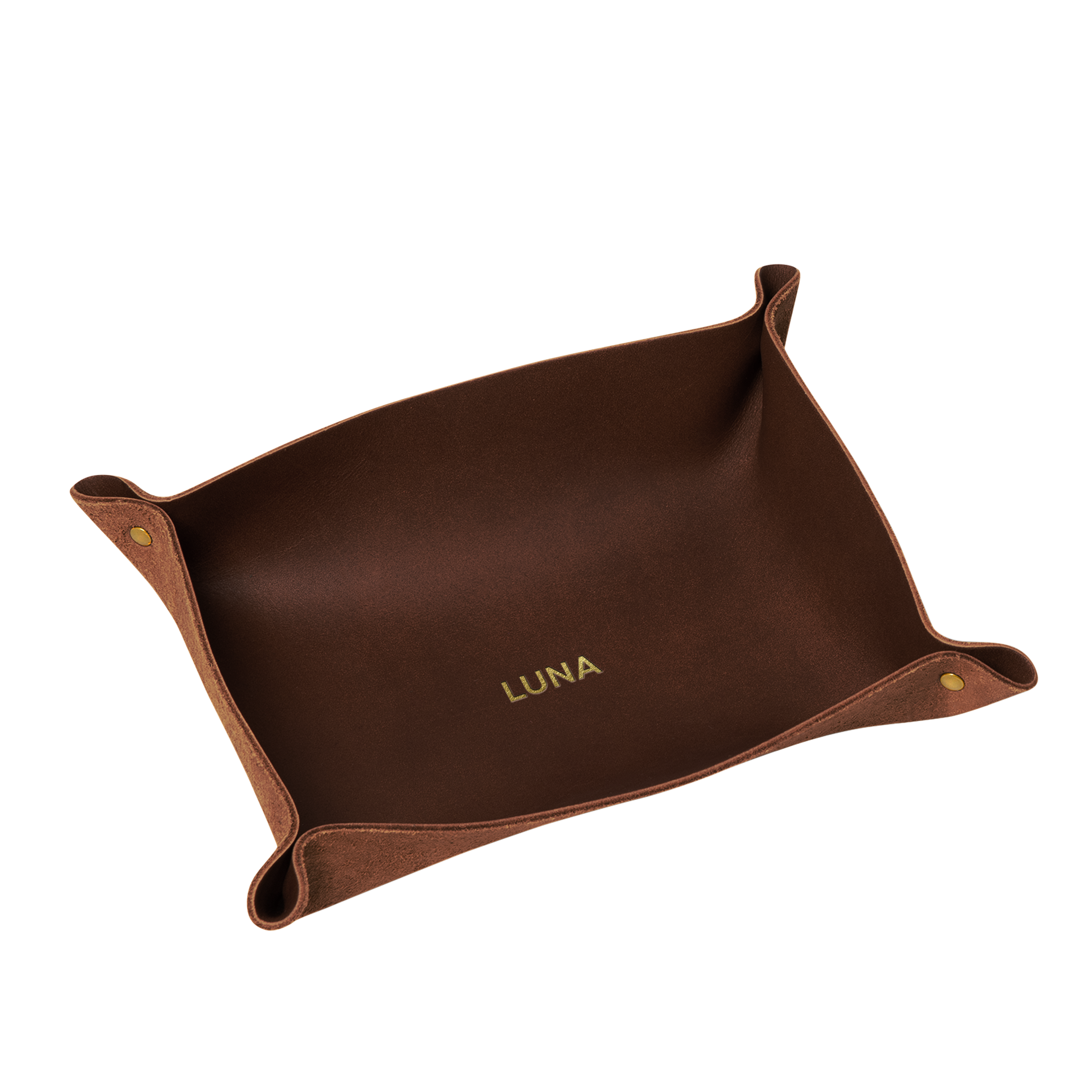 Personalized Leather Valet Tray l Personalized Leather Catchall