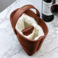 Leather Double Wine Carrier | Handcrafted Personalized Wine Tote