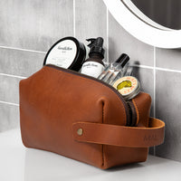 Personalized Leather Dopp Kit