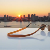 Monogrammed Leather Sunglass Strap