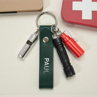 Personalized Leather Keychain