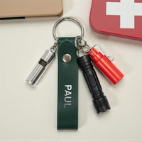 Personalized Leather Keychain