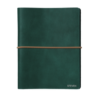 Refillable Large Notebook Sleeve with Stretch Cord | Handmade in the USA