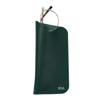 Personalized Leather Sunglass Case