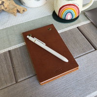 Personalized Leather Notepad Full Cover