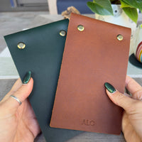 Personalized Leather Notepad Full Cover