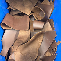 4lb Assorted USA Leather Scrap: Home Crafting & Decor