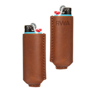 Personalized Leather Lighter Cover