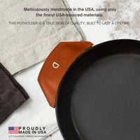 Leather Pot Handle Set of 2