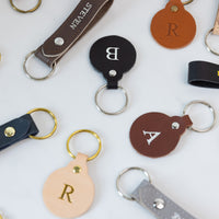 Personalized Leather Keychain