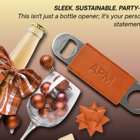Leather Wrapped Bottle Opener
