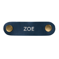 Personalized Leather Cord Keeper