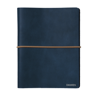 Refillable Large Notebook Sleeve with Stretch Cord | Handmade in the USA