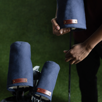 Personalized Canvas Golf Club Covers Bundle of 3 - All Sizes