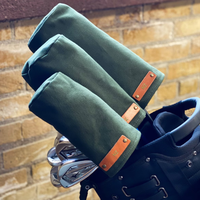 Personalized Canvas Golf Club Covers Bundle of 3 - All Sizes
