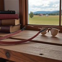 Monogrammed Leather Sunglass Strap