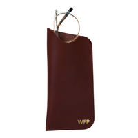 Personalized Leather Sunglass Case