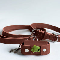 Personalized Leather Dog Waste Bag Holder