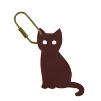 Handcrafted Leather Cat Bag Charm