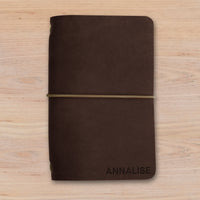 Refillable Small Notebook Sleeve with Stretch Cord | Handmade in the USA