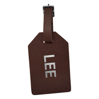 Personalized Leather Luggage Tag