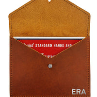 Personalized Full Grain Leather Mahh Jong Card Holder | Mah Jongg Score Card Case | Mahh Jong Gift for Women