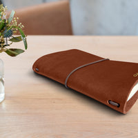 Refillable Small Notebook Sleeve with Stretch Cord | Handmade in the USA