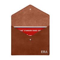 Personalized Leather Mahjong Card Holder