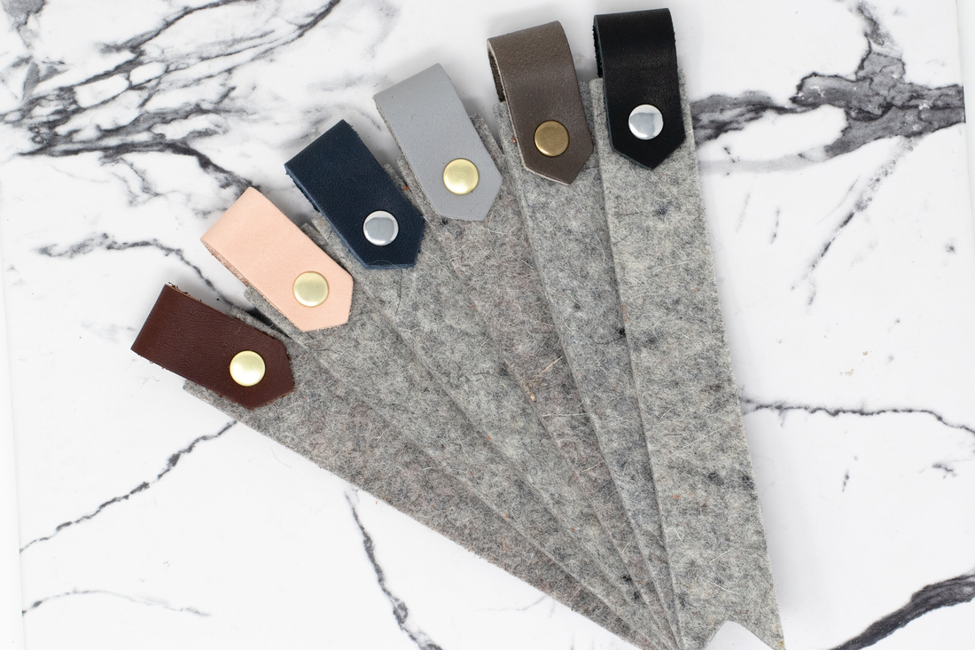 Felt & Leather Bookmark