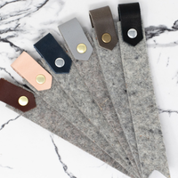 Felt & Leather Bookmark