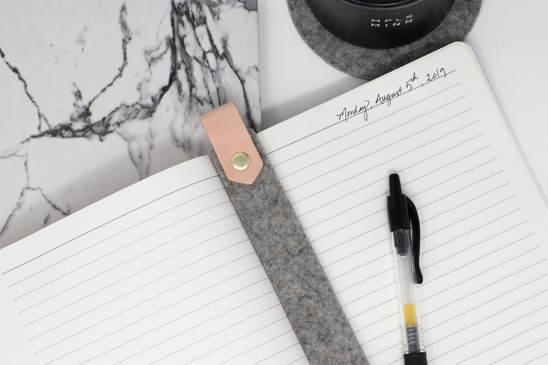 Felt & Leather Bookmark
