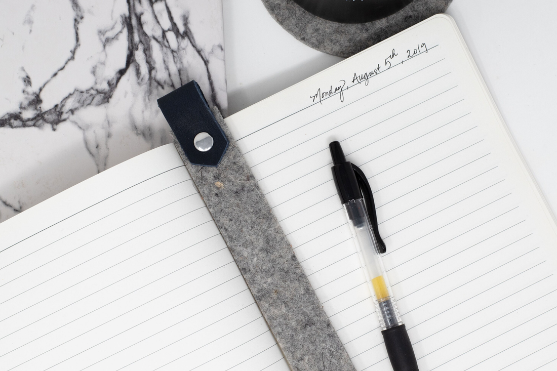 Felt & Leather Bookmark