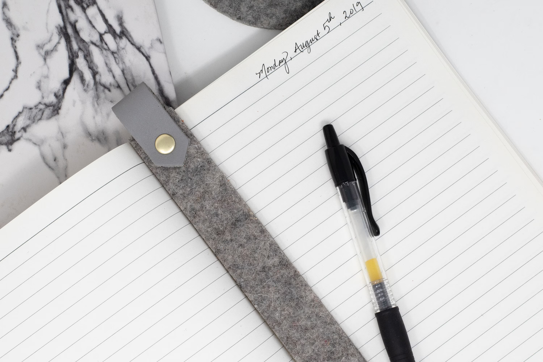 Felt & Leather Bookmark