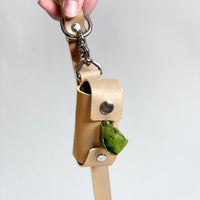 Personalized Leather Dog Waste Bag Holder