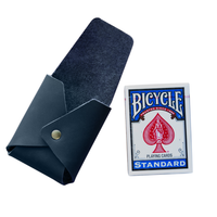 Personalized Leather Playing Card Case