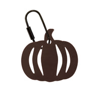 Handcrafted Leather Pumpkin Bag Charm