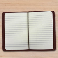 Refillable Small Notebook Sleeve with Stretch Cord | Handmade in the USA