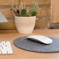 Sustainable Round Felt Mousepad