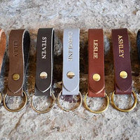 Custom Leather Keychain