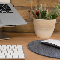 Sustainable Round Felt Mousepad